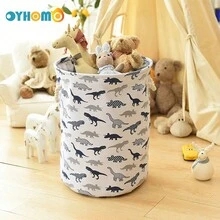 OYHOMO 1 Miếng Thú vật Chủ đề Giỏ giặt Với dây rút Có thể thu gọn Rửa Dày Chất vải Giỏ lưu trữ Bin Đối với Tổ chức Quần áo Đồ Chơi - động vật - Xem 4
