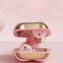 Tenacilla Rosa Para El Cabello En Forma De Gato, Recubrimiento De Cerámica, Hacedor De Ondas Y Rizos. - Multicolor - Ver 10