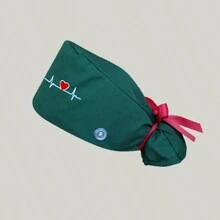 Gorros Para Mujeres Enfermeras Con Botones Ajustables, Titulares De Cola De Caballo Tipo Turbante Bouffant Para Enfermera Con Patrones - Multicolor - Ver 9
