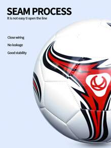 1 szt. Piłka nożna, wytrzymała, miękka i sprężysta - idealna do treningów, ćwiczeń, nadaje się do użytku wewnątrz i na zewnątrz na plażach, trawnikach, podwórkach i różnych powierzchniach.