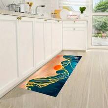 1入組廚房地墊防滑走廊陽台地毯地板墊吸水浴室地墊洗衣房地墊入口門墊家用地毯 - 日出 - 查看 2