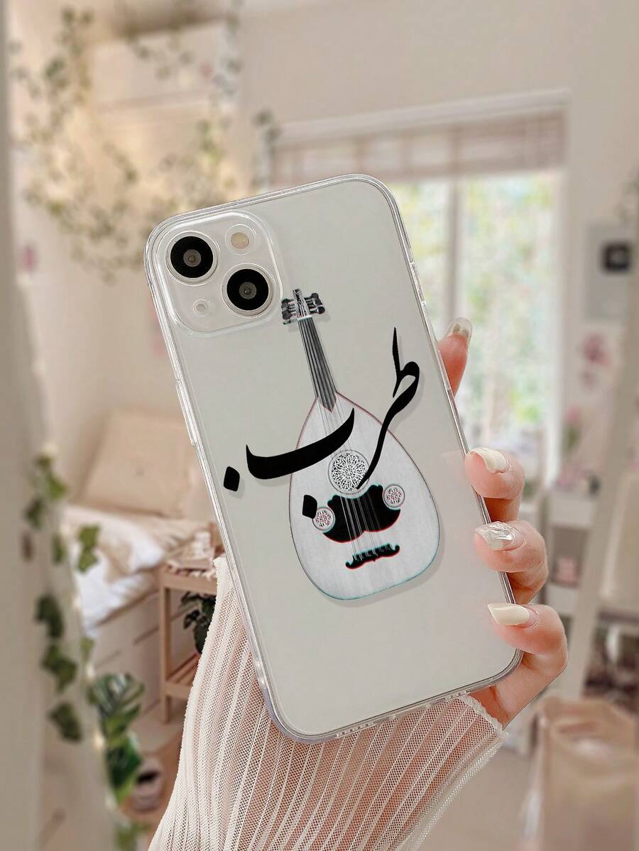 適用於 iPhone 透明繪製及防摔手機殼