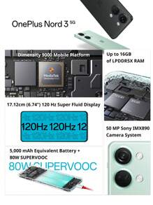 全球版  Nord 3 5g 灰 16gb 256gb Dimensity 9000 杜比全景聲 80w Supervooc - 灰色 - 查看 2