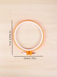 1 Miếng Nhựa nhiều màu Vòng thêu ( Tự chọn ) / 1 Miếng Đầy màu sắc Trang trí Nhẫn - Nhiều màu - Xem 4