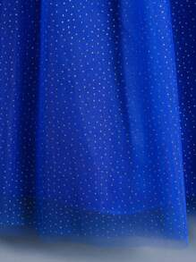 Vestido de princesa elegante con lazo para niñas, adecuado para fiestas y ocasiones formales (consulte la tabla de tallas en los detalles del producto para seleccionar el tamaño apropiado)
