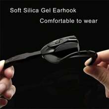 1PC Single Wireless Headphones Business Earphones - Compatible Headset Microphone Rechargeable Standby Car Driving Sport Handsfree