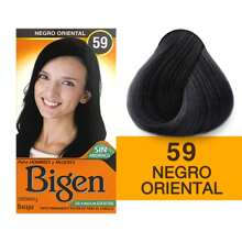TINTE EN POLVO PARA CABELLO BIGEN #59  TONO NEGRO 6GR - Negro - Ver 1