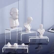 2Set U-Shape Clear Acrylic Display Stand Risers - Clear - View 4