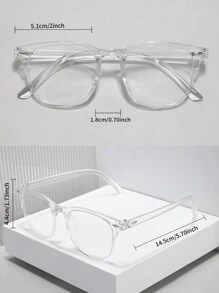 1 pièce Accessoire de mode Lunettes, Décoration pour le port extérieur, Simple et polyvalent, Parfait pour les tenues Accessoires de lunettes transparentes Accessoires de lunettes pour femmes