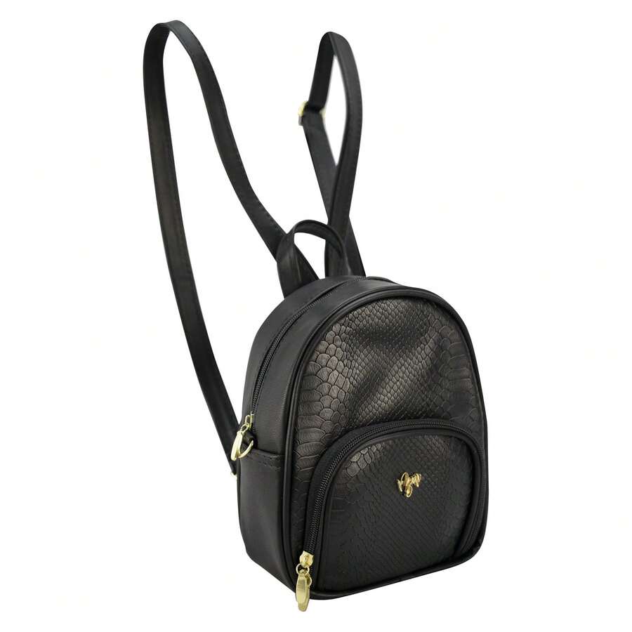 Mochila Petit Fashion Juvenil para Mujer - Negro - Ver 1