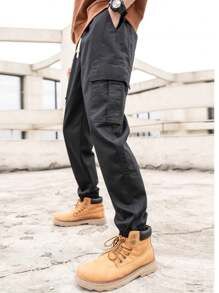 Men Pants - 黑色 - 查看 4