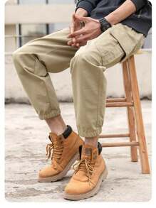 Men Pants - Màu Khaki - Xem 2