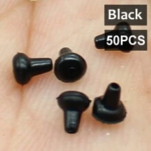 Black Hook Stops Beads Carp Fishing Accessories Stoper Clear Green Black Carp Fishing Hair Chod Ronnie Rig Pop UP Boilies Stop - Black - View 5