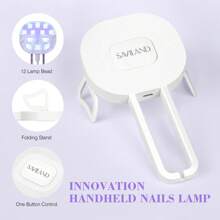 SAVILAND Gel X Nail Kit - Starter Gel Nail Kit With Upgraded Nail Lamp Nail Extension Set 500 Pcs Long Coffin Nail Tips And 0.5oz Super Strong Nail Glue Gel Acrylic Nail Kit Easy Nail Art Home Salon - 長棺材釘尖 - 查看 5