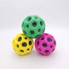 1入組opp包裝多彩固體pu高彈性減壓球,青少年壓力球玩具