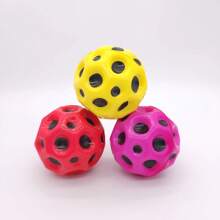 1入組opp包裝多彩固體pu高彈性減壓球,青少年壓力球玩具