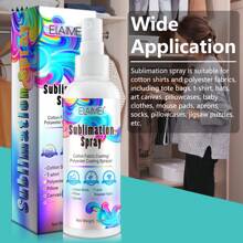 100ml ELAIMEI de Rociador de Preimpregnación de Sublimación de Secado Rápido Resistente al Desgaste para Ropa de Color Claro y Proyectos DIY