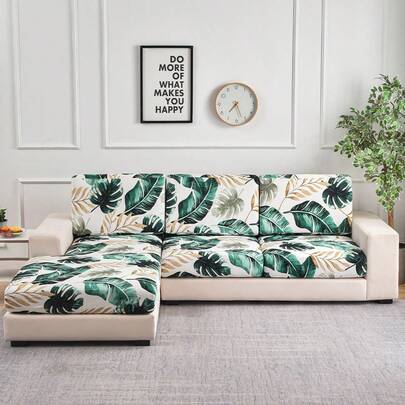 1 Miếng Polyester Bọc đệm Ghế sô pha Hình học Co giãn Phòng khách Bọc ghế sofa Không trượt Nhà  Sofa Lớp bảo vệ