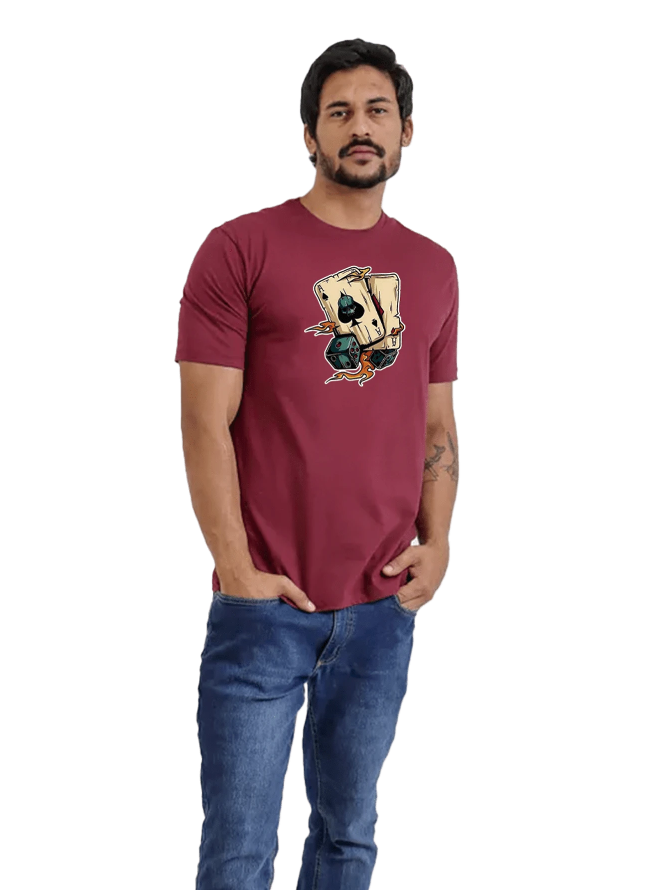 Men T-Shirts - Màu Tím - Xem 1