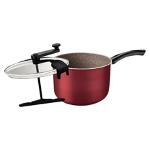 Pipoqueira Panela Tramontina Antiaderente Aluminio 22cm 4,8 Litros Paris - Vermelho - Visão 5