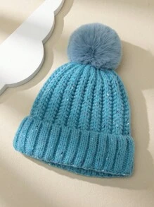 件男女通用冬季滑雪帽，Y2K 風格，戶外針織帽，溫暖時尚，適合日常通勤 - 米色 - 查看 7