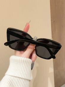 1pc Retro Square Y2K Party & Daily Wear Fashion Glasses, Fashionable Unisex For Summer Beach Vacation,Outdoor,Travel