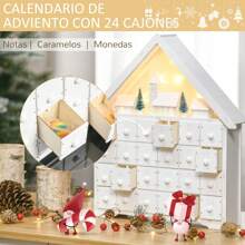 Calendários do Advento - Branco - Ver 4