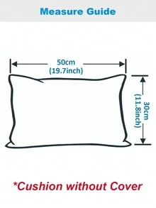 1入菱形褶皺的絨面格子靠墊套,實心柔軟的幾何長方形枕套,不會褪色 - 湖綠色 - 查看 2