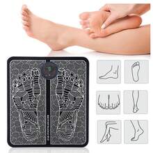 Tapete masajeador para los pies, electrico estimulador muscular portatil - Rojo - Ver 7