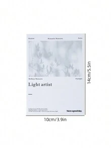 1套/20入組發光藝術系列創意和復古和紙,含光紙和硫酸紙,適用於剪貼留念,手帳記錄 - 彩色 - 查看 7