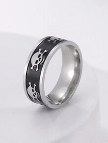 1 Miếng Thép không gỉ Mũi tên , Sợi dây , Vượt qua , Thiết kế Skull 8mm Vòng rộng Đối với Nam Punk Hip Hop Phong cách Thời trang Phụ kiện , Qủa tặng Đối với Bố , Bạn - 8mm - Xem 20