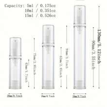 Travel Portable Vacuum Spray Bottle Small Spray Bottle Cosmetics Bottle Sample Lotion Fine Mist Press Empty Bottle 1pc - Multicolor - View 3