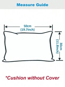 1 Pieza Funda De Almohada Acanalada En Forma De Diamante Con Estampado De Cuadros De Franela, Suave Y Resistente A La Decoloración, De Color Sólido Y Forma Geométrica Rectangular - Beis - Ver 2