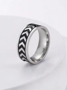 1 Miếng Thép không gỉ Mũi tên , Sợi dây , Vượt qua , Thiết kế Skull 8mm Vòng rộng Đối với Nam Punk Hip Hop Phong cách Thời trang Phụ kiện , Qủa tặng Đối với Bố , Bạn - 8mm - Xem 17