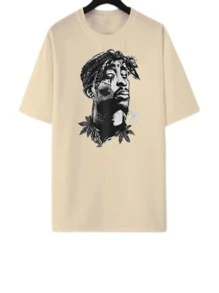 Men T-Shirts - 米色 - 查看 1