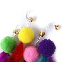 Juego De Juguetes Para Gatos De 6 Piezas Intercambiables Sin Poste - Multicolor - Ver 3