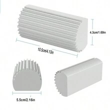 2/5 Uds. Herramientas De Limpieza Mágicas De Colores Mixtos Para Limpiar Cortinas, Rejillas De Ventilación, Radiadores, Espejos Y Ventanas. Cepillo Portátil Para Quitar El Polvo Para Una Fácil Limpieza - 2 piezas - Ver 2