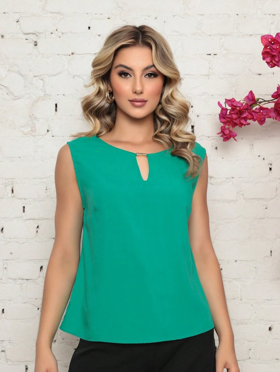 Women Blouses - Mint Green - View 1