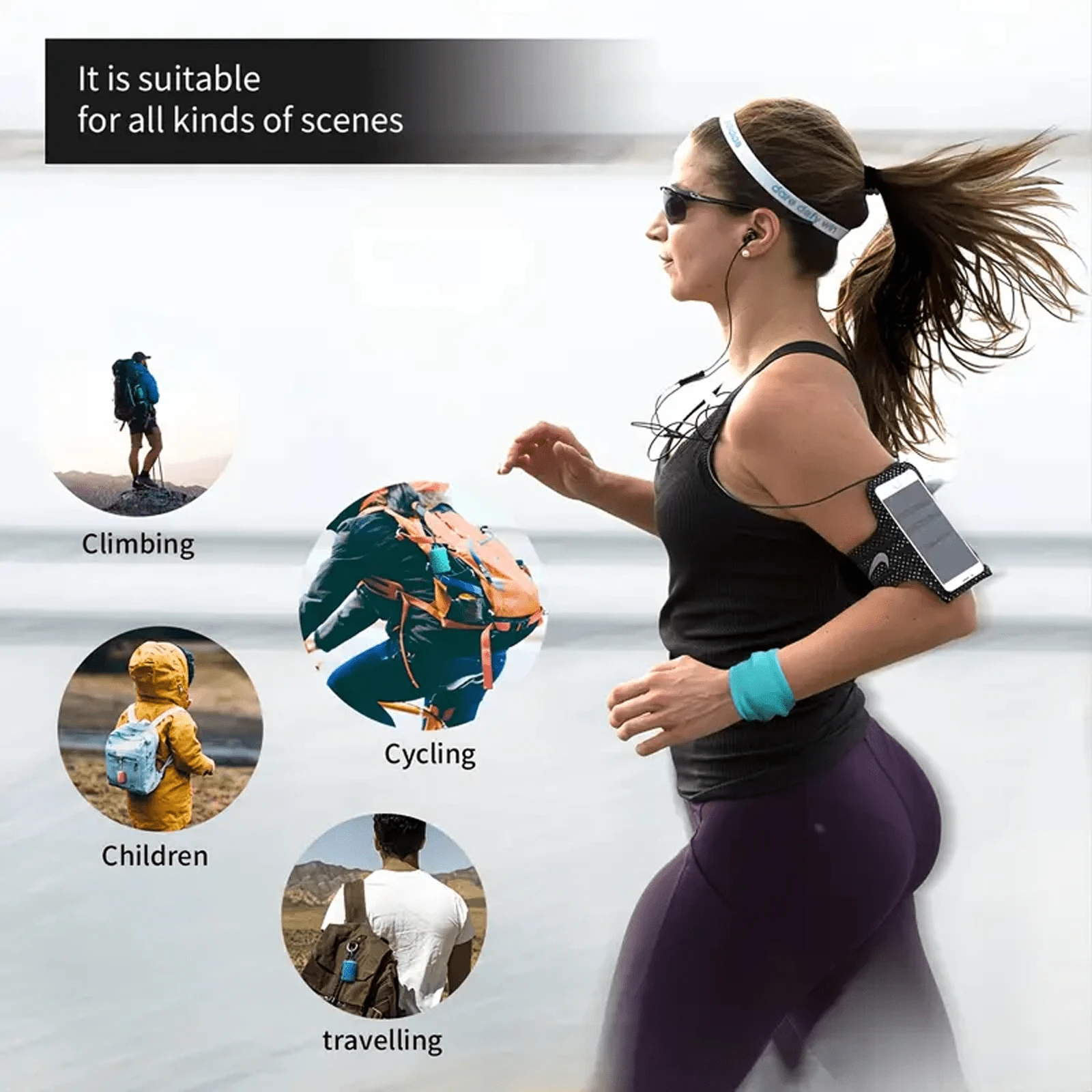 MUTAO 1 件超细纤维速干毛巾，适用于运动、健身、瑜伽、骑自行车、跑步、徒步旅行和旅行 - 强吸水性、轻便小巧、家居浴室装饰海滩必需品返校