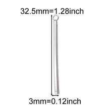 8Pcs  Stainless Steel  Simple Stick Charms Minimalist Style Pendants For Jewelry  Necklace Bracelet Crafts Making