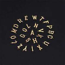 1件女士經典可調節字母繩手鐲