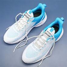 GSLMOLN Men's Fashion Sneakers Running Shoes Train Walking Athletic Tennis Sport Casual Workout Gym - Màu xanh lam - Xem 6