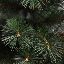 HOMCOM Árbol de Navidad 150 cm Artificial con 219 Agujas de Pino de PVC Ignífugo Base Plegable y Soporte de Acero Montaje Rápido Decoración Navideña para Interiores Verde - Verde - Ver 9