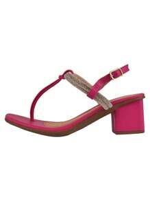 Women Heeled Sandals - 玫紅色 - 查看 2