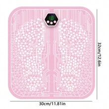 Tapete masajeador para los pies, electrico estimulador muscular portatil - Rosa - Ver 5