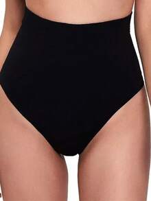 Tanga Faja Panty Calzon Invisible Reductora Tipo Colombina - Negro - Ver 4