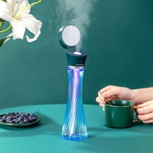 Mota Usb充電加濕器,化妝鏡和滋潤蒸氣,為乾燥肌膚打造禮物 - 藍色 - 查看 8