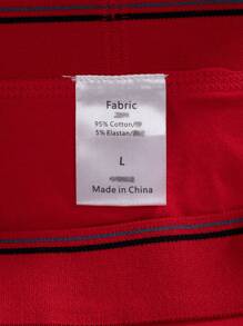 4 Unids/set Calzoncillos Boxer Rojos Chinos Para Hombre - Rojo - Ver 5