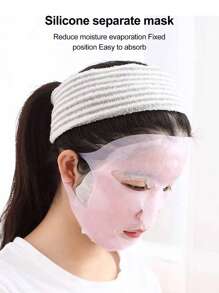1pc Silicone Mask Bracket For Hanging Ear Face Masks, Anti-Fall Face Shield - Pink - View 1
