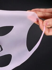 1pc Silicone Mask Bracket For Hanging Ear Face Masks, Anti-Fall Face Shield - Pink - View 3